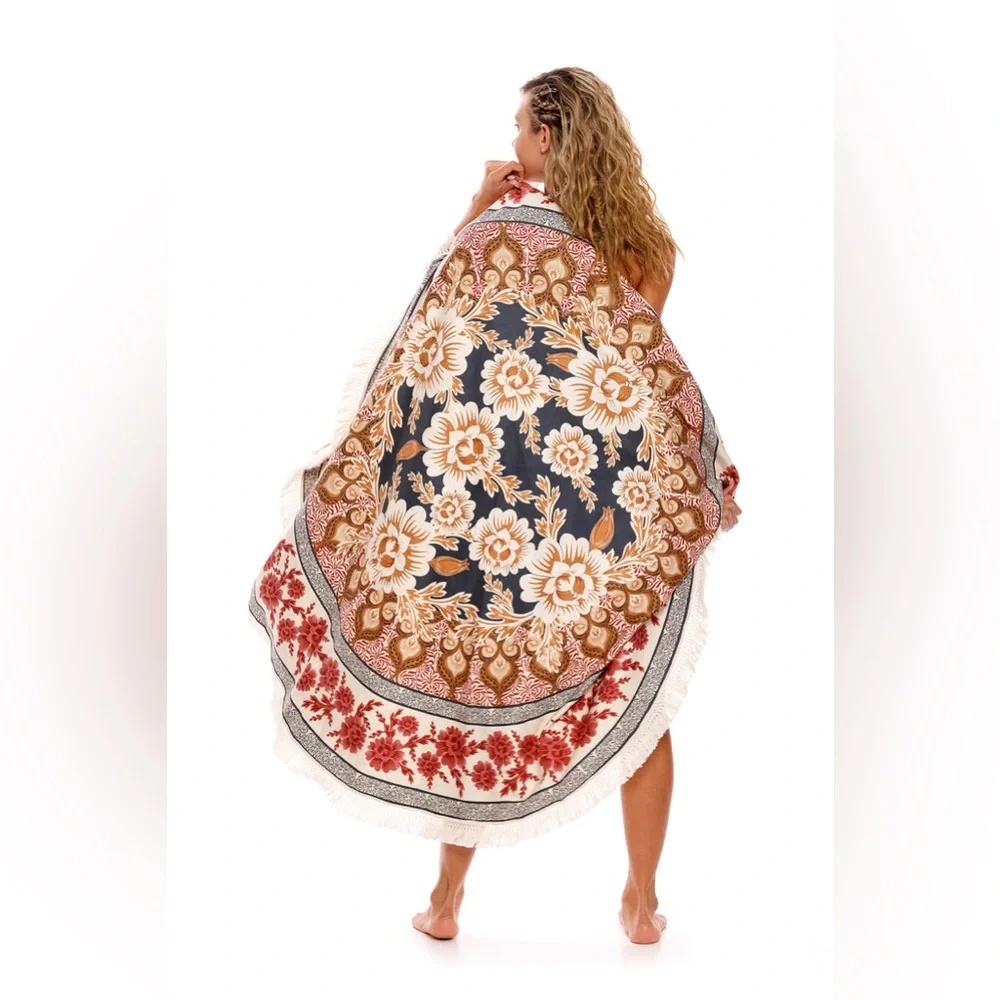 Sustainable Fera Drop CINDER REVERSIBLE TOWEL